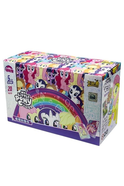 Choice 1Box(100Pcs Cards) KAYOU Original My Little Pony Cards Rainbow Bag 40t...