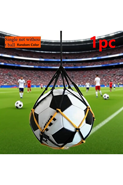 Choice Random Color Basketball Net Bag Thick Woven Net Basketball Storage Dur...