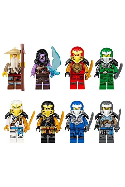Choice B8PCS 2026 Hot anime ninja characters, humanoid dolls, toys, birthday ...
