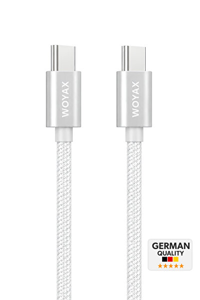 woyax iPhone 15 16 17 Pro 15 16 17 Pro Max 15 16 17 Plus Uyumlu Örgülü Type-c...