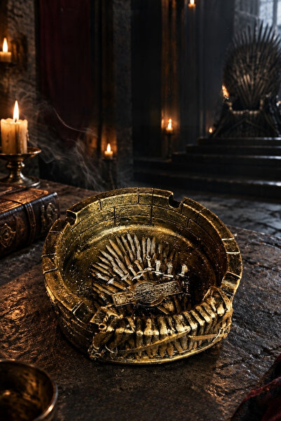 Kingdom of 3D Game of Thrones-3 Ashtray, Polyester Ashtray Hand Painted