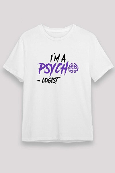 Darkhane Psychologist White Unisex T-Shirt T-Shirt
