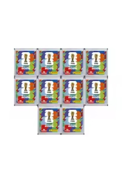 Choice 10pcs Genuine 2026 FIFA World Cup Panini Original Stickers Internation...