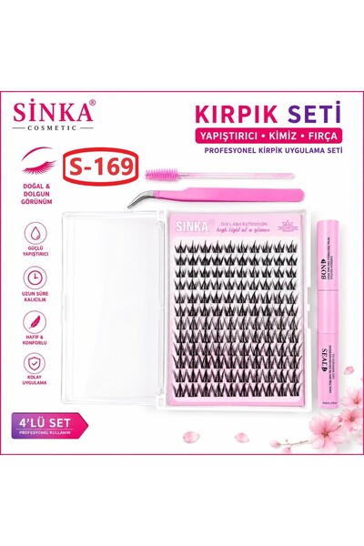 SİNKA Takma Kirpik Anime Model Set Halinde