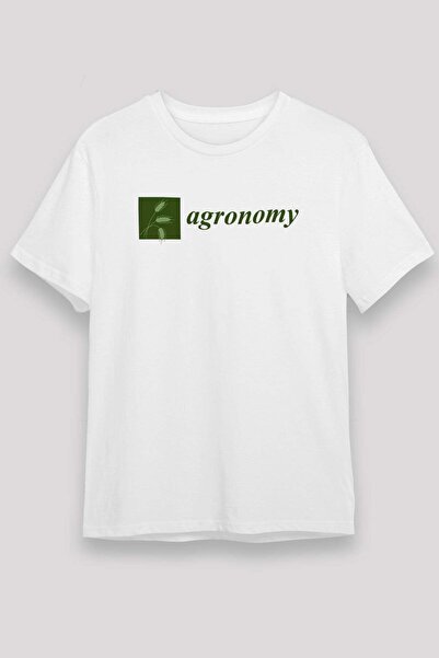Darkhane تي شيرت أبيض للجنسين من agronomist