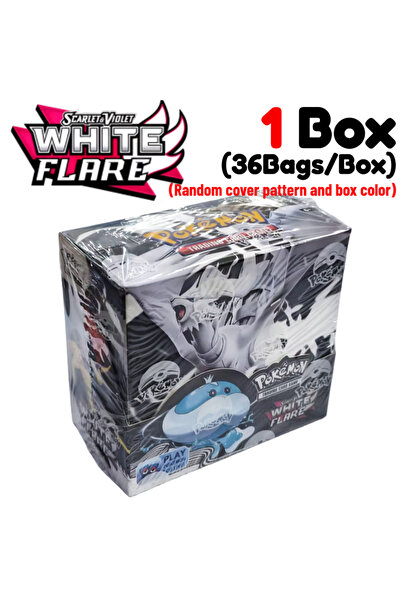 Choice WHITE FLARE-1 Box Pokémon Cards 9+1 Per Pack TCG Mega Evolution Phanta...