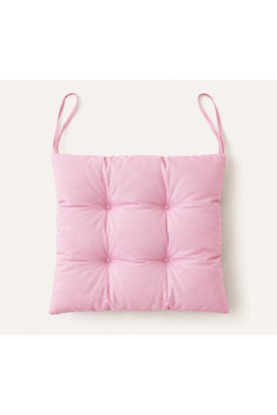 Yuvina 4'lü Sandalye Minderi 40X40 cm – Kırpıntı Sünger Dolgulu, Yıkanabilir