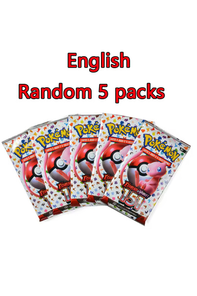 Choice English 5 packs-04 10 Packs Pokémon Bright Stars151 Prismatic Evolutio...