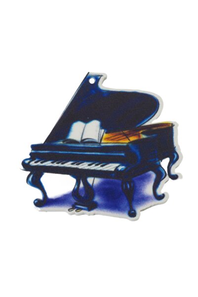 NO BRAND Πιάνο μεγάλο σε πολύχρωμο plexiglass κρεμαστό 48x50mm