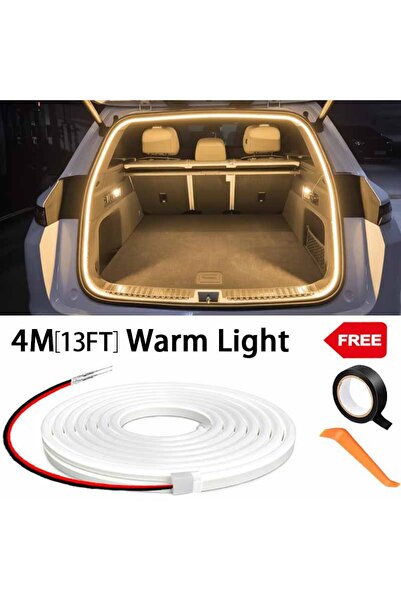 Choice 4M Warm Set Car High Brightness Trunk Lighting Ambient Light Interior ...