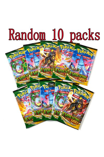 Choice Random 10bag Hot 360Pcs English Pokémon TCG: Sword Shield Evolving Ski...
