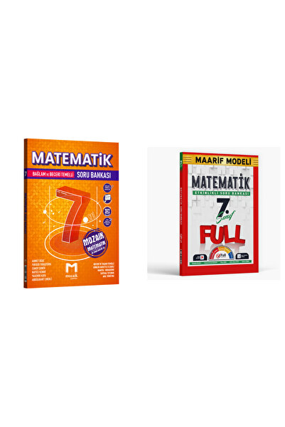 Mozaik Yayınları Mozaik 7. Sınıf Matematik SB ve Full 7. Sınıf Etkinlikli Mat...