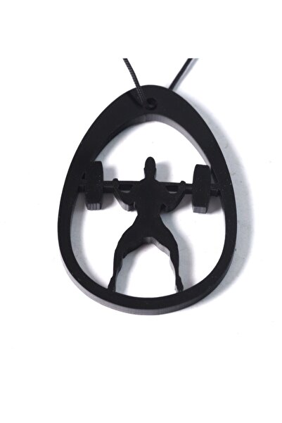 NO BRAND Αυγό με Αρσιβαρίστας μαύρο opaque plexiglass κρεμαστό 56x42mm