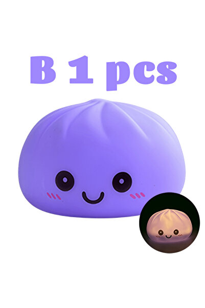 BANDAI B-1pcs 2027 New Dumpling Night Lights Glowing Dumplings Desktop Orname...