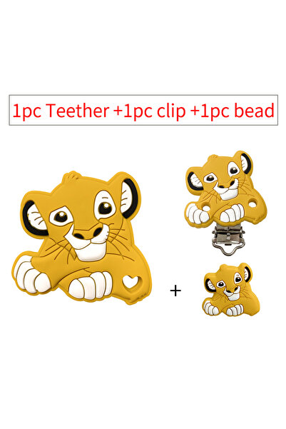 Choice 3pcs 5 3pcs/set Silicone Cartoon Teether Nipple Clip Beads DIY Pacifie...