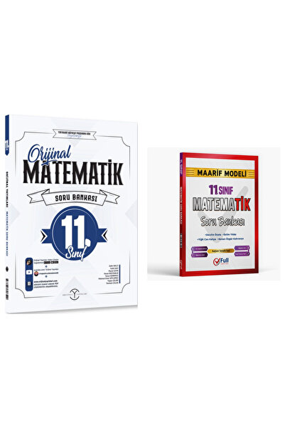Orijinal Yayınları Orijinal 11. Sınıf Matematik SB ve Full 11. Sınıf Maarif M...