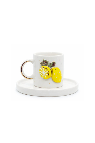 Canarels Limon Single 2-Piece Coffee Cup Set 90 ml