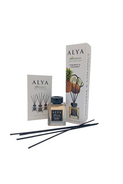 ALYA Αποσμητικό Χώρου Glass Room, ΑΝΑΝΑΣ & ΚΑΡΥΔΑ, 100ml