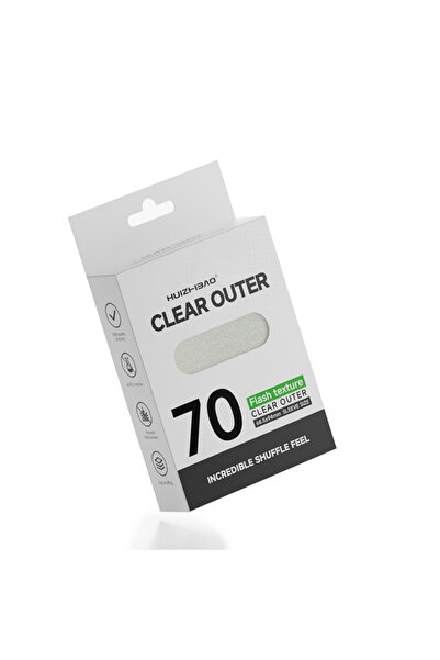 Choice Flash Texture 70pcs 68.5x94mm/65x92mm Premium Clear Matte double Card ...