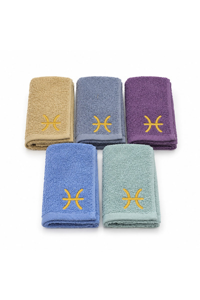 Hotel Supplier Set 5 prosoape de mâini și bucătărie cu broderie Pesti, 30 × 5...