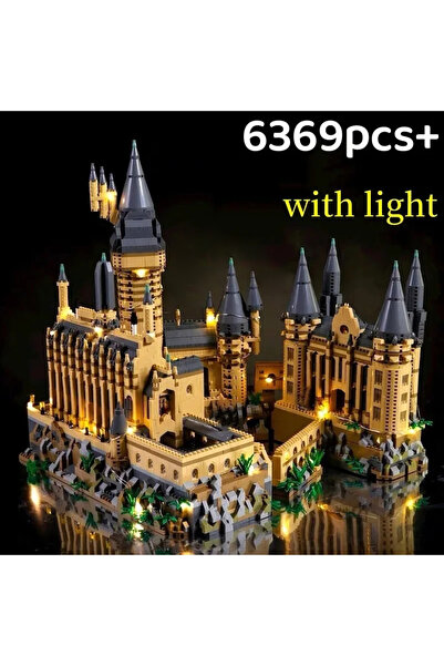 Choice NO BOX-with light Micro Bricks City Creative Medieval Magic Castle Ser...