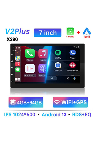 Choice 7-4G 64G CarPlay 7/9/10 Inch Universal Android 13 Car Radio 32G/64G Au...