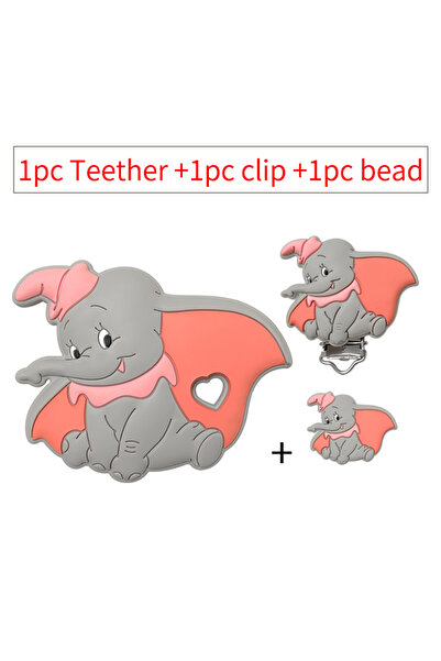 Choice 3pcs 20 3pcs/set Silicone Cartoon Teether Nipple Clip Beads DIY Pacifi...