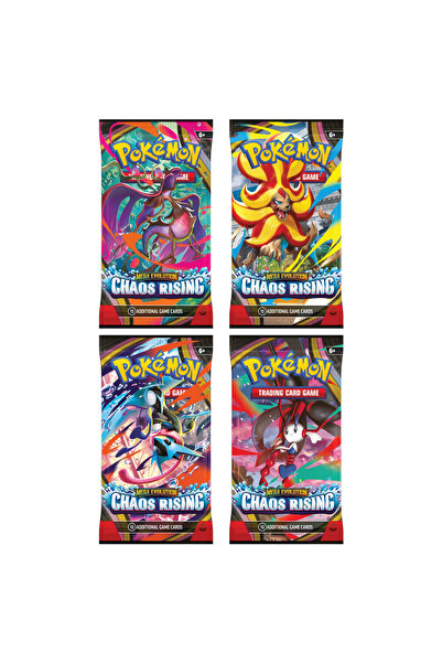 BANDAI 4 Packs Pokémon Cards Chaos Rising Booster Box 36 Packs 360 Cards Engl...
