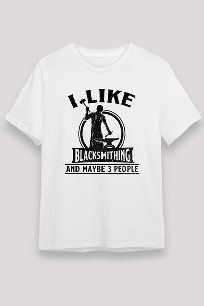 Darkhane Blacksmith White Unisex T-Shirt T-Shirt