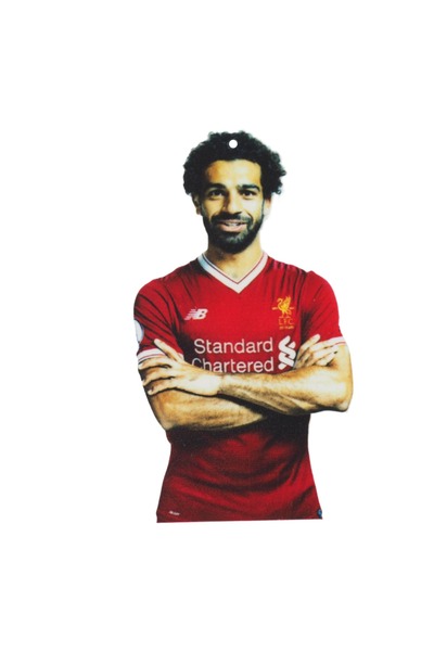 NO BRAND Mohamed Salah με εμφάνιση Liverpool φιγούρα πολύχρωμο plexiglass κρε...