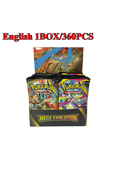 BANDAI MEGA EVOLUTION 1BOX 90/360PCS Pokémon Card Packs 151， ASCENDED HEROES ...
