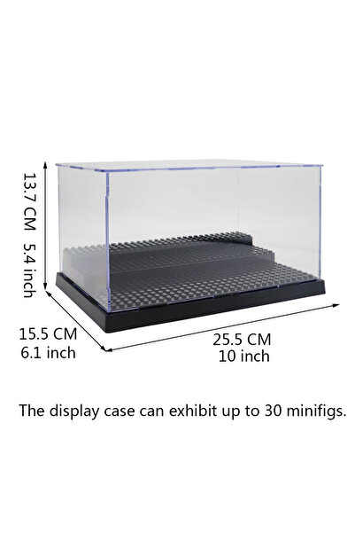 Choice 3 steps 25.5cm Compatible building block display box storage box build...