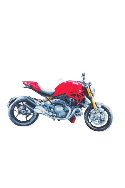 NO BRAND Ducati Monster με κόκκινο ντεπόζιτο πολύχρωμο plexiglass κρεμαστό 40...