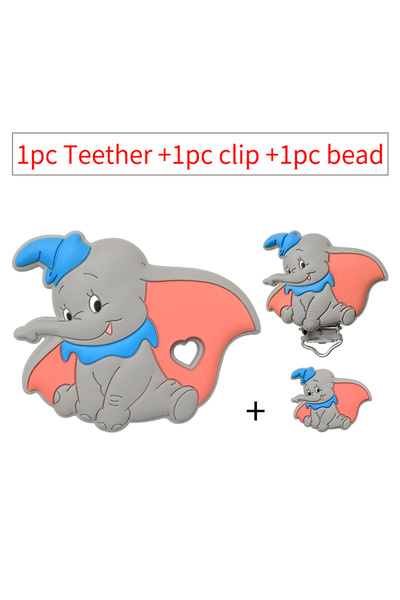 Choice 3pcs 19 3pcs/set Silicone Cartoon Teether Nipple Clip Beads DIY Pacifi...
