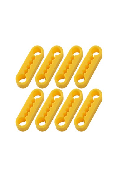 Choice 8 Yellow Silicone Car Door Lock Cover Pad Universal Anti Vibration Sho...
