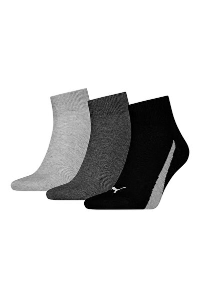 Puma Lifestyle Quarter 3-Pack Unisex Multi-Colored Casual Style Socks 93858201
