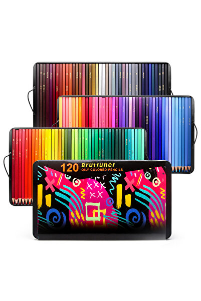 Choice Iron box 120 Colors Brutfuner 48/72/120/150/160/180Colors Pencils Prof...