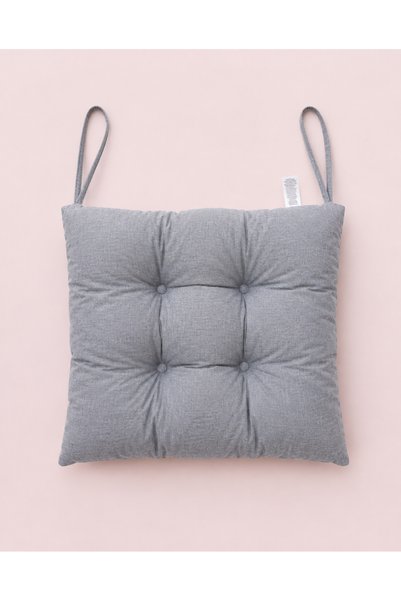 Yuvina 4'lü Sandalye Minderi 40X40 cm – Kırpıntı Sünger Dolgulu, Yıkanabilir