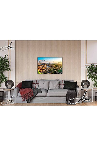 Aden TABLOU PE PÂNZĂ DIGITAL DECORATIV CU PEISAJ CAPODOCIAN, BALEONE ȘI FĂRĂ ...