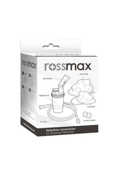 Rossmax Nebulizatör Maske Seti - Yetişkin ve Çocuk Uyumlu