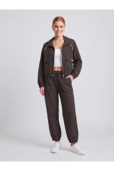 QUZU-01527 CEKET KAHVE