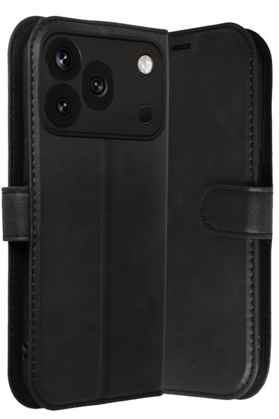 Generic Brand Newface huawei honor 600 pro trend s plus flip case - black