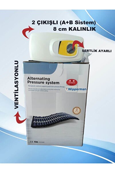 Medikaltec Medkaltec Boru tipi havalı yatak a+b sistem 8 cm