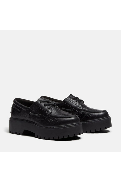 Timberland Stone Street Boat Shoe Kadin Siyah Günlük Ayakkabı