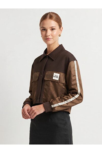 QUZU-510082 CEKET KAHVE