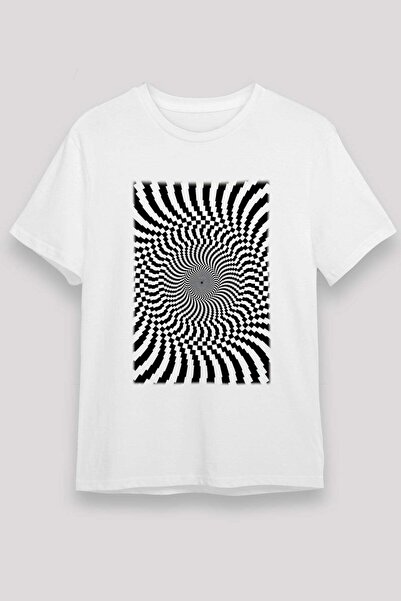 Darkhane تي شيرت Illusion White للجنسين