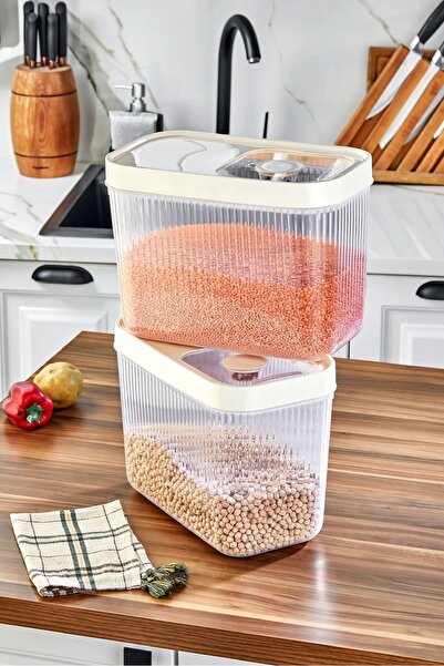 Dem Home Multi-Purpose Food Container Storage Box Legume Box 10 Liter Set of 2