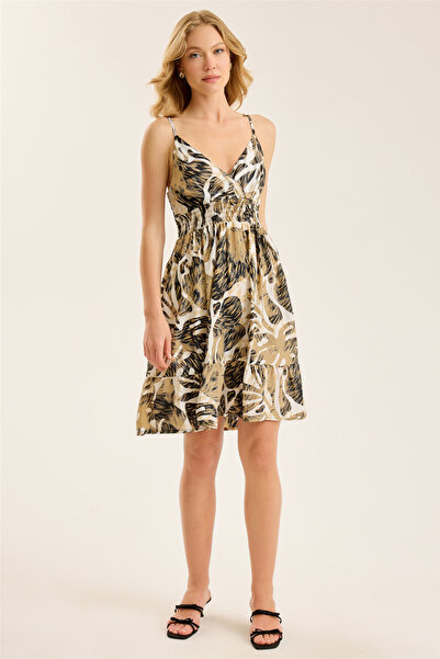 HomeStore Mixed Patterned Dress