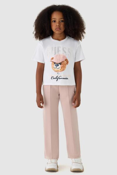 Guess Kız Çocuk Beyaz Tshirt