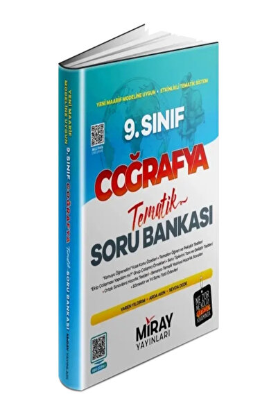 Miray Yayınları Miray 9. Sınıf Coğrafya Tematik Konu Özetli Soru Bankası